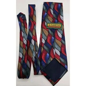 Jerry Garcia Men's Necktie Silk Abstract Geometric USA Grateful Dead Collectors